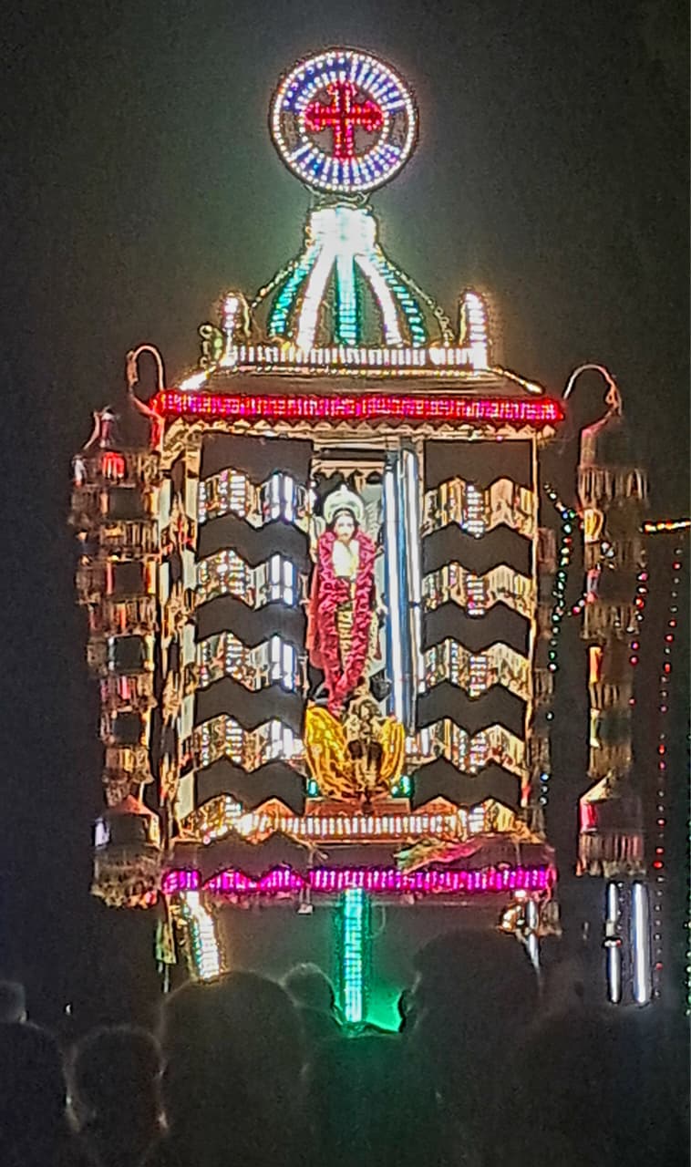 Night chariot procession